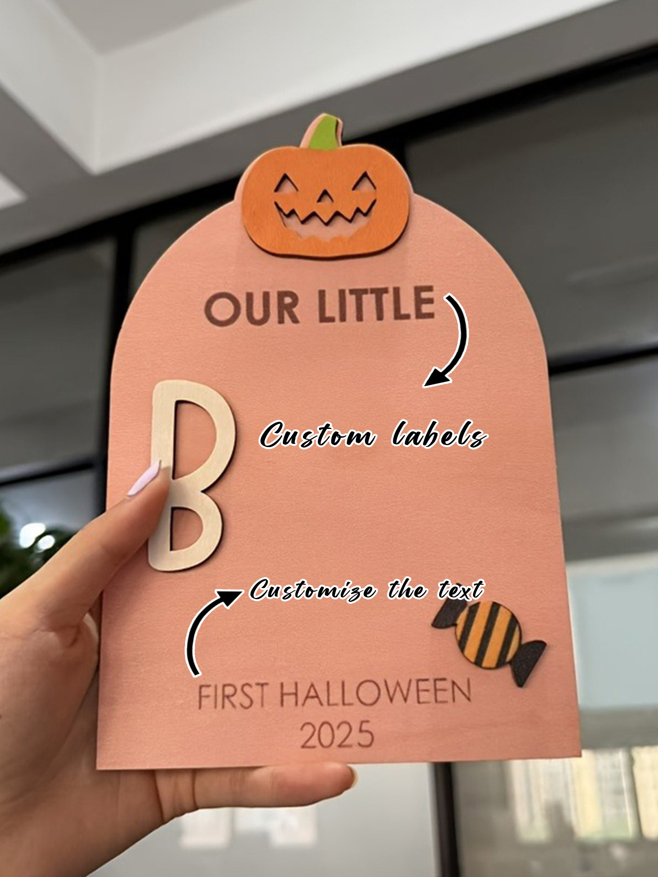 Personalized Baby First Halloween Keepsake
